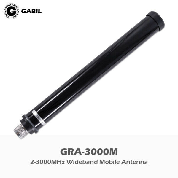 Launch High Quality FRP Fiberglass Mobile Antenna GRA-3000M Wideband 2-3000MHz Short Antenna