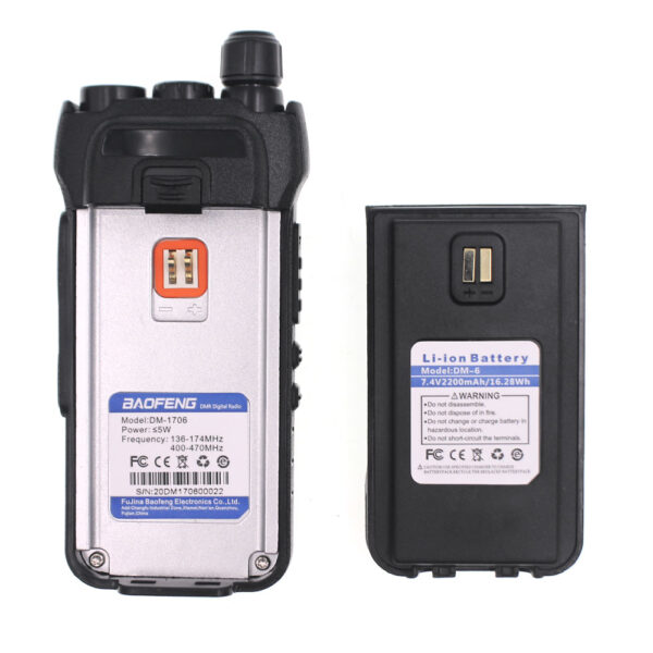Upgrade Baofeng DMR Dual Band Dual Mode Analog & Digital Walkie Talkie DM-1706 Tier 1+2 Amateur 2-WAY-Radio Station - Image 3