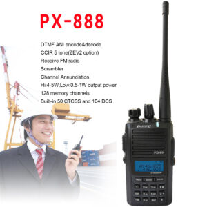 PUXING PX-888 UHF VHF Handheld Two Way Radio Free Shipping