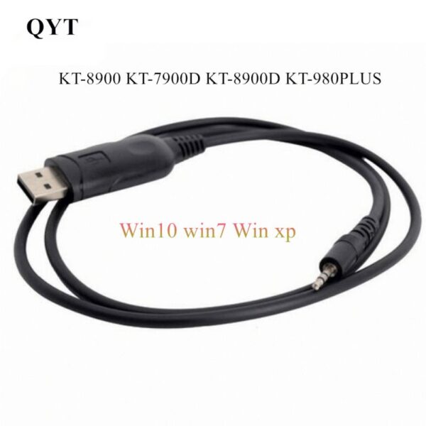 USB Programming Cable for QYT KT-8900 KT-8900R KT-7900D KT-980PLUS KT-790PLUS Car Radio