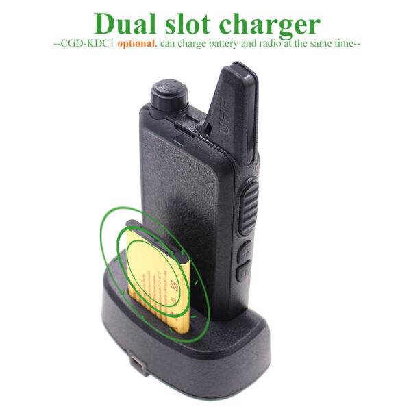 2pcs Dual Slot Charger for WLN KD-C1 KD-C1PLUS battery and radio at the same time - Image 3