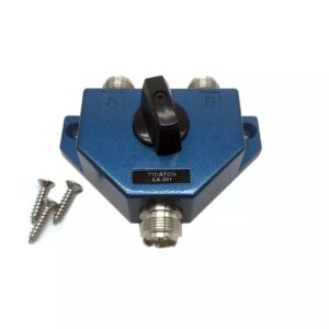 CA-201 Antenna Switcher UHF Manual Aerial Female Connector Adapter Converter CB Radio Antenna Coax Switch