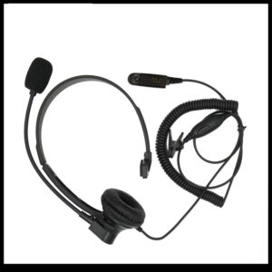 Overhead Boom Mic Earpiece For Motorola Radio GP340 GP328 GP1280 PRO5150 GP338 GP380 HT1250