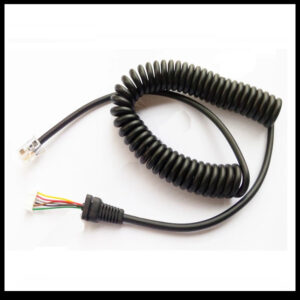 for Yeasu Mobile Radio MH-42/MH-48 RJ-45 plug Coil Cable Replacement