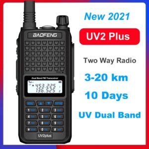 Newest  Upgraded Baofeng UV2plus 10W IP68 Waterproof Dustproof Dual Band Walkie Talkie