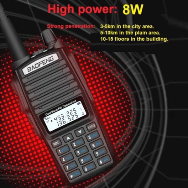 Pofung UV-82 Plus 8W 10KM CB Radio Scanner Transmitter - Image 4