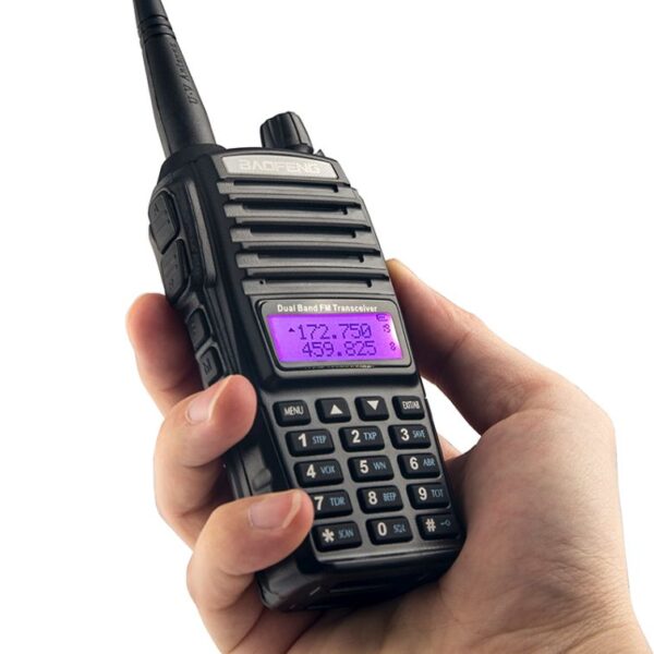 Baofeng UV-82 Dual PTT Walkie Talkie with Speaker Mic and Programming Cable - Image 2