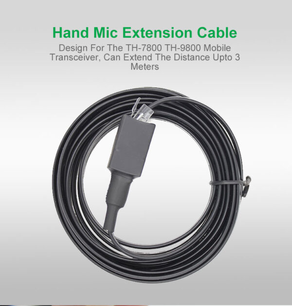Hand Microphone Extension Cable for TYT TH-7800 TH-9800 Mobile Radio - Image 2