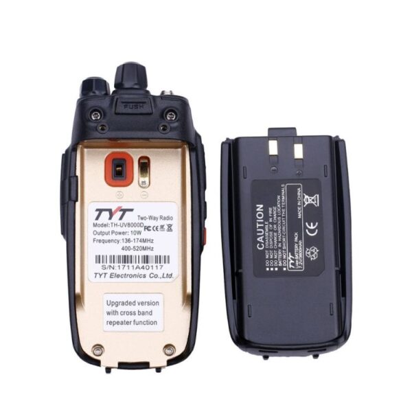 TYT TH-UV8000D Radio with Speaker Microphone Car Charger Programming Cable Security Headset High Gain Antenna - Image 2