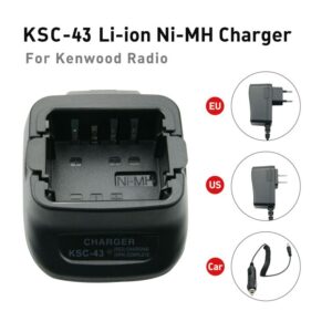Kenwood Walkie Talkie KSC-43 Charger for TK-2200P TK-2202E TK-2207 TK-2302T TK-3200 TK-2307 TK-3400 Radio