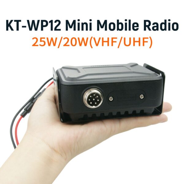 QYT KT-WP12 Mini Mobile Radio VHF UHF Dual Band Car Transceiver - Image 4