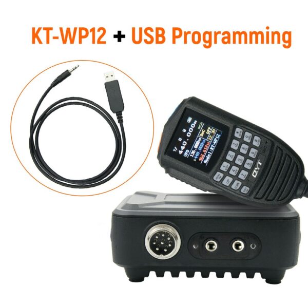 QYT KT-WP12 Mini Mobile Radio VHF UHF Dual Band Car Transceiver - Image 2