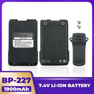 ICOM Walkie Talkie BP-227 Battery for IC-V85 IC-E85 IC-M88 IC-M87 IC-F61 IC-60V IC-F60 IC-F51 IC-F50 Radio