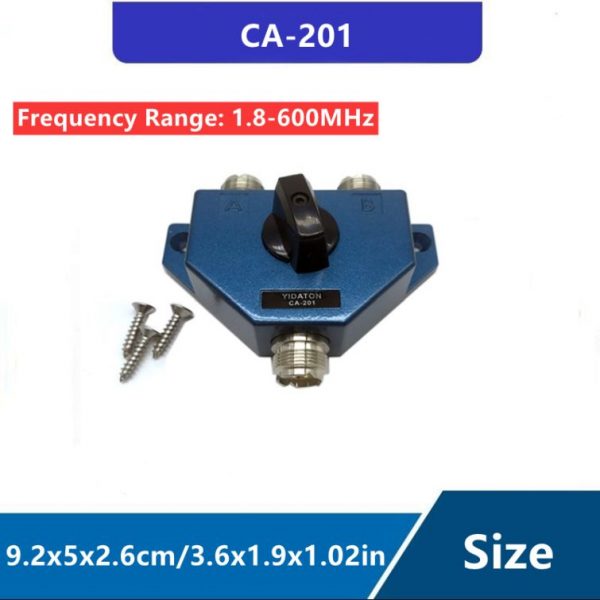 CA-201 Antenna Switcher Connector Adapter Converter CB Radio Antenna Coax Switch