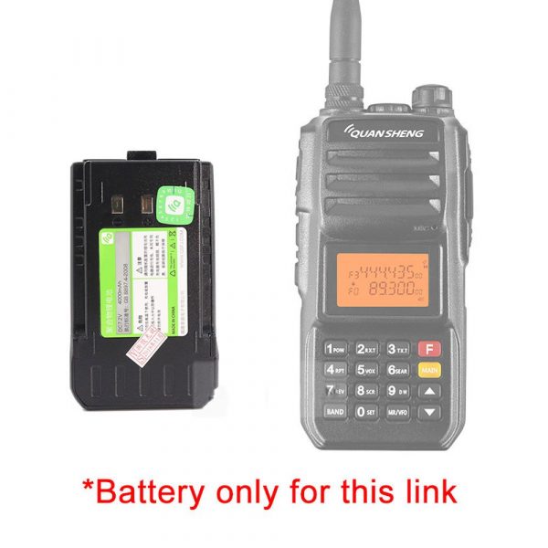 4000mAh Li-ion Battery for QuanSheng NEW TG-UV2 PLUS 10W Walkie Talkie - Image 2