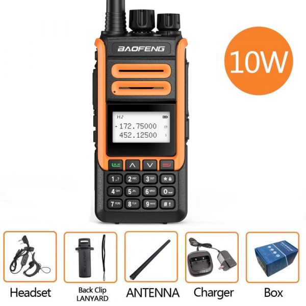 Baofeng BF-H7 Walkie Talkie Dual Band 10W Powerful Transceiver 136-174MHz 400-520MHz Hunting Two way Radio - Image 2