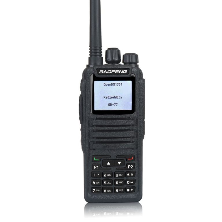 Baofeng DMR DM1701 RD5R Open GD77 Dual Mode Analog Digital Walkie Talkie Tier 1+2 Dual Time