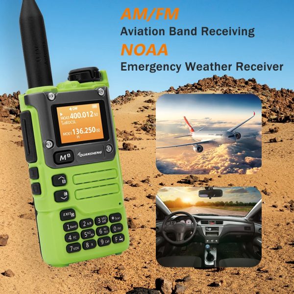 Green UV-K6 Quansheng Handheld Two way Radio - Image 6