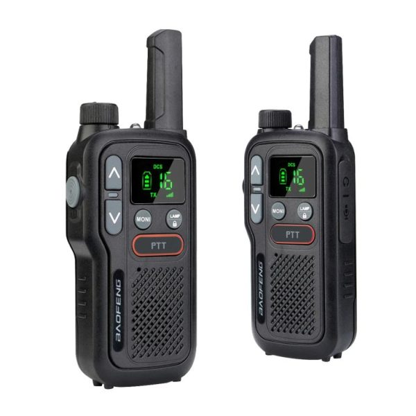 2pcs/lot Baofeng BF-T18 PMR FRS Mini Radio Dual PTT WalkieTalkie - Image 2