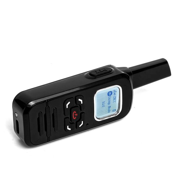 2pcs Super Mini walkie talkie 200 km mini CD-K1 network radio 4G with sim card  two-way radio - Image 2