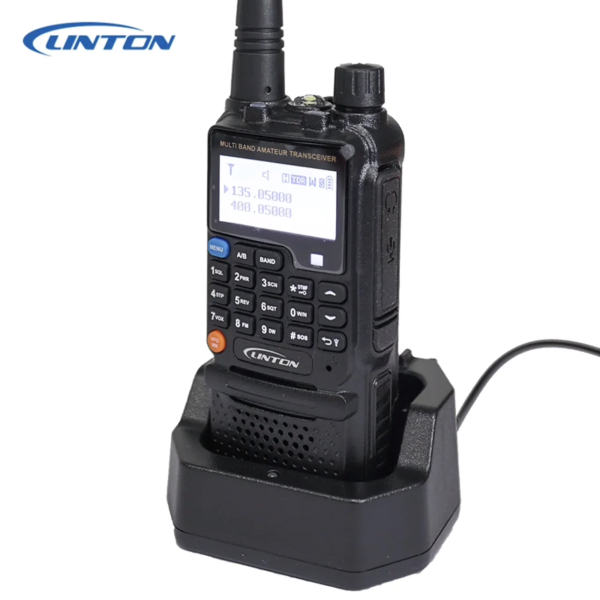 Linton LT-9900 UV Multi-band Portable Walkie Talkie 10W High Power Outdoor Thicker Battery Handheld Radio - Image 2