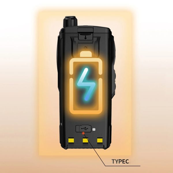 BAOFENG UV-27L 2024 Three Bands Portable Two Way Radios UV-27 Pro Max 10W Tri-Band 999CH NOAA Type-C Charging BF-UV27L - Image 4