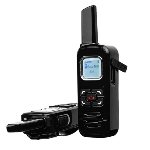 2pcs Super Mini walkie talkie 200 km mini CD-K1 network radio 4G with sim card  two-way radio - Image 3