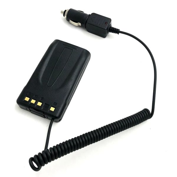 KNB25A 12/24V Car Charger Battery Eliminator Adapter For KENWOOD TK2140 TK3140 TK2160 TK3160 TK2170 TK3170 Radio for KNB-25A - Image 4