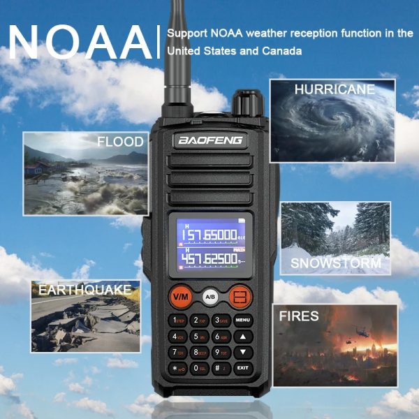 13.5W Amateur Radio Baofeng UV-27 Pro Max Three Bands UHF VHF Walkie Talkie - Image 5