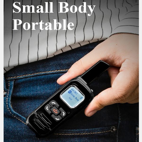 2pcs Super Mini walkie talkie 200 km mini CD-K1 network radio 4G with sim card  two-way radio - Image 5