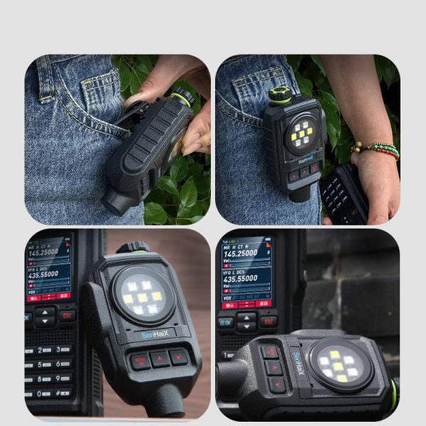 Walkie Talkie Bluetooth Hand Microphone Dual PTT for GT-12 Senhaix SHX-8900 8800 etc - Image 2