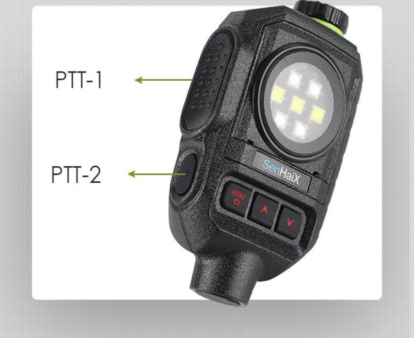 Walkie Talkie Bluetooth Hand Microphone Dual PTT for GT-12 Senhaix SHX-8900 8800 etc - Image 3