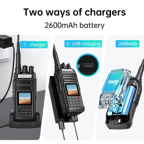 Jingtong JT-3988 Multi Band Amateur Radio 10W Air Band Radio NOAA Wireless Frequency Tyep-C Charge U/VHF DTMF Handheld FM Scrambler - Image 2