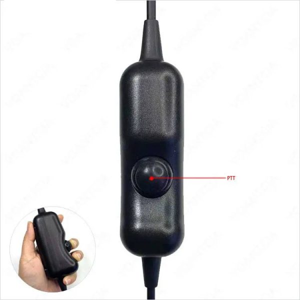Heavy duty headphones with ear protection and noise reduction for ICOM IC-A25N IC-A25NE IC-A25C IC-A25CE IC-A24 A16 Walkie Talkie Radio Earphones Headset - Image 4