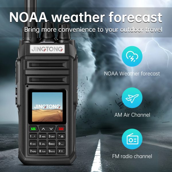 Jingtong JT-3988 Multi Band Amateur Radio 10W Air Band Radio NOAA Wireless Frequency Tyep-C Charge U/VHF DTMF Handheld FM Scrambler - Image 5