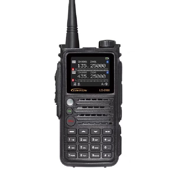 Linton LD 6100 Double PTT UV Dual-band DMR Tier II Outdoor Digital Portable Transceiver - Image 2