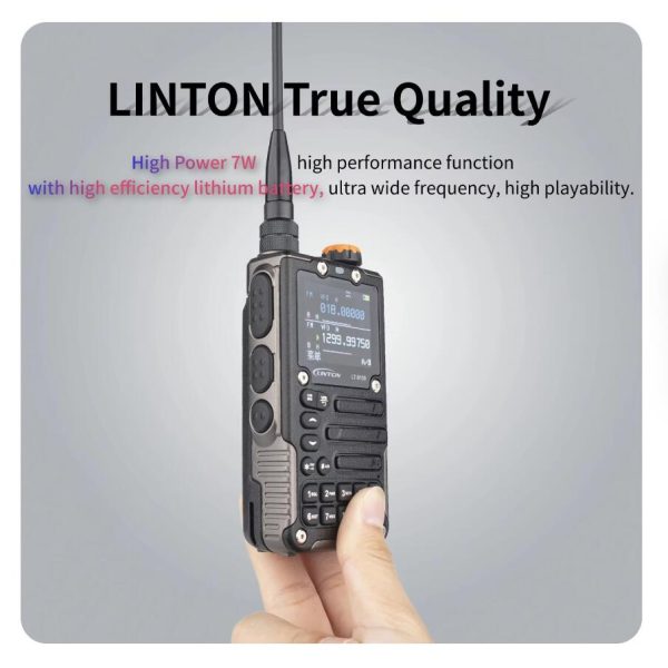 LINTON LT-9100 Portable Radio High Power Ultra Wide Frequency 18-630 840-1300MHz  - Image 3