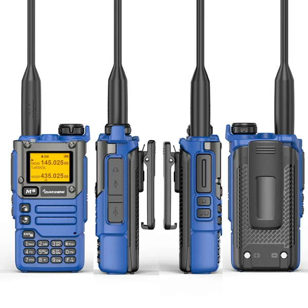 Blue Upgraded Quansheng UV-K58 Amateur Walkie Talke  512KB Large Memory Multi Bands AM FM Radio - Image 5