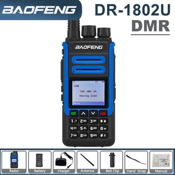 Baofeng DR-1802U DMR Portable Radio Advanced AES256 Encryption 2200mah 1024 Channel UHF 400-470MHZ Long Range Digital Walkie Talkie - Image 3
