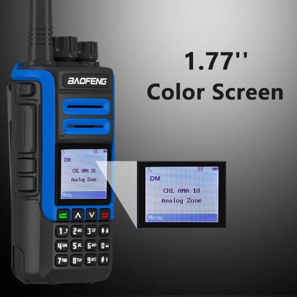 Baofeng DR-1802U DMR Portable Radio Advanced AES256 Encryption 2200mah 1024 Channel UHF 400-470MHZ Long Range Digital Walkie Talkie - Image 5