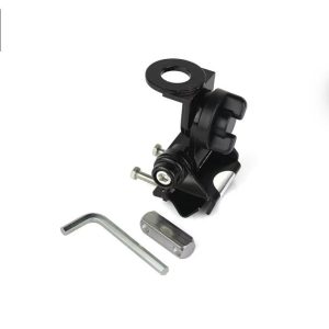 NAGOYA RB402 Metal Adjustable Angle Mini Mobile Bracket Antenna Mount Clip Black Car Truck Vehicle Mast Install