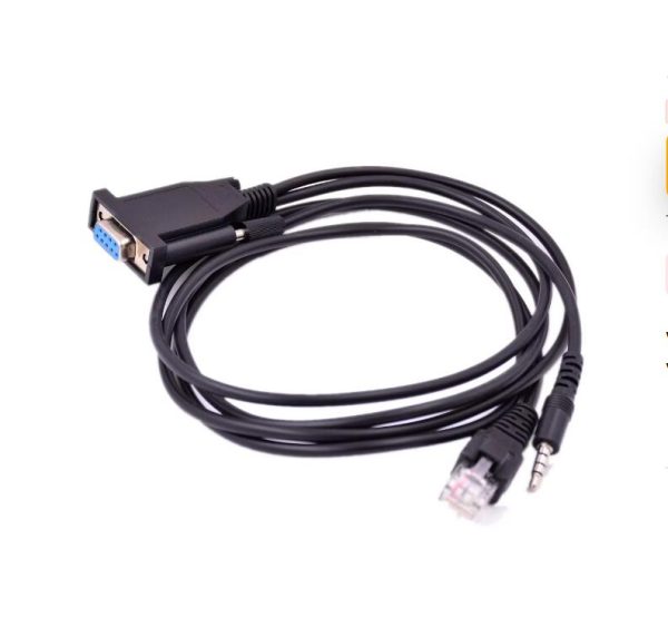 Walkie Talkie Programming Cable for Vertex Yaesu VX2200 VX2508 VX160 VX180 VX5R 2 IN 1 Ham Radio Serial Port Program Data Line