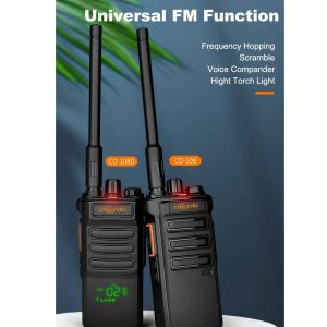 Chierda 108D 10w portable waterproof Long Range Amateur Radio Suitable For Hotel Construction Sites