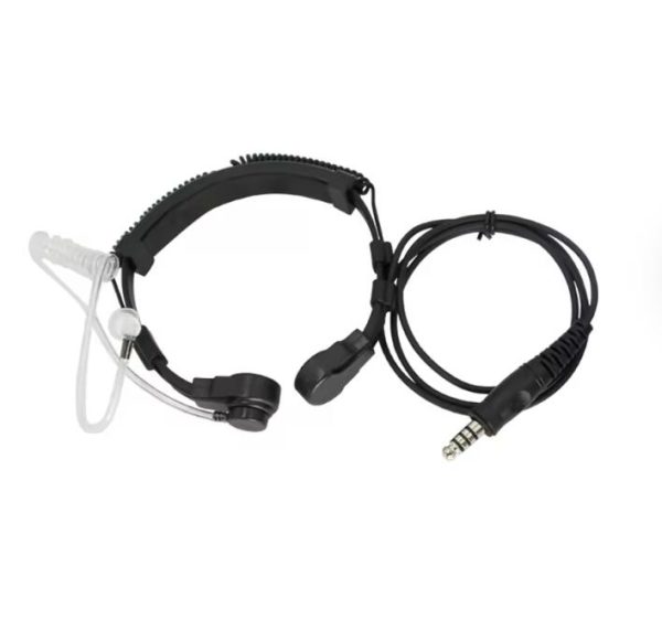 U94 PTT 7.1mm Tactical Telescopic Throat Controlled Walkie Talkie Headset For Motorola GP88S GP300 A8 12 Radio 2 Pin M Earphone