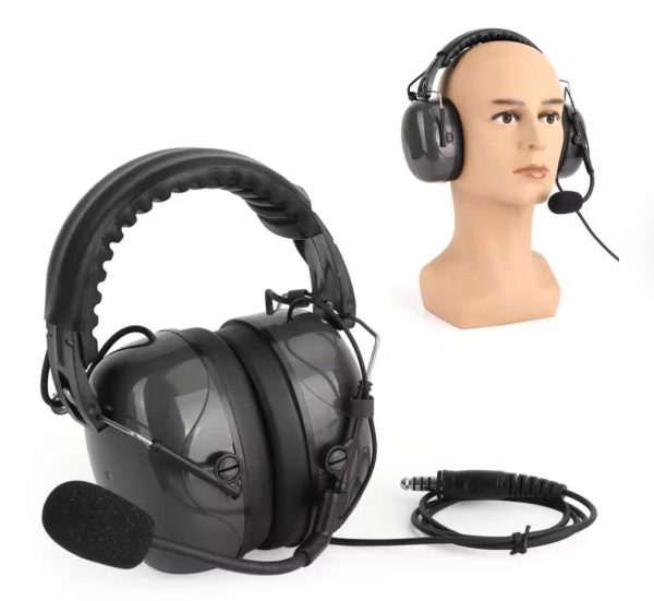 Artudatech-Aviation Headset with Noise Cancelling, Pilot Headset, 7.1mm Plug, Excellent Acoustic Design Earphone
