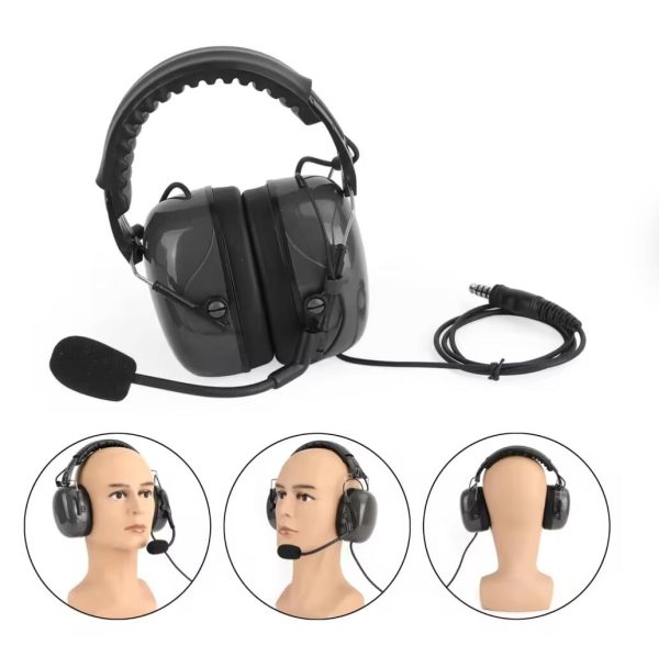 Artudatech-Aviation Headset with Noise Cancelling, Pilot Headset, 7.1mm Plug, Excellent Acoustic Design Earphone - Image 2
