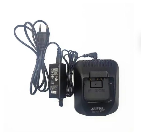 KSC-25LS Walkie Talkie Desktop Charger Optional EU US Adapter for KENWOOD TK-D3188 TK3178 NX320 NX330 Two Way Radio Extra Charger - Image 2