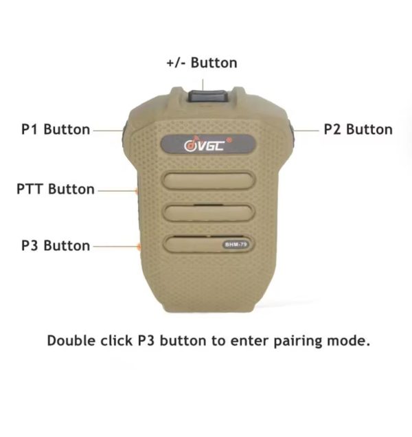 BHM-79 Bluetooth Wireless Walkie Talkie Microphone Lightweight Handheld Wireless Microphone For VR-N7500/N75/N76/N65 - Image 5