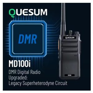Quansheng MD100i Factory Direct Sale DMR Two-Way Radio IP67 Handheld GPS Wireless Digital Walkie Talkie with Multi-Function