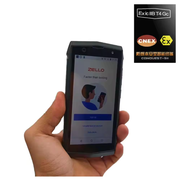 Zello WALKIE TALKIE for Aoro Exib IIC T4 Gb Explosion-proof Phone NFC Radio W501 Google Apps